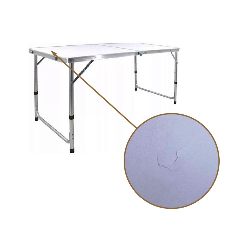 Set masa cu 4 scaune pentru camping, inaltime masa reglabila, picioare antiderapante, aluminiu, argintiu, RESIGILAT Set masa cu 4 scaune pentru camping, inaltime masa reglabila, picioare antiderapante, aluminiu, argintiu, RESIGILAT