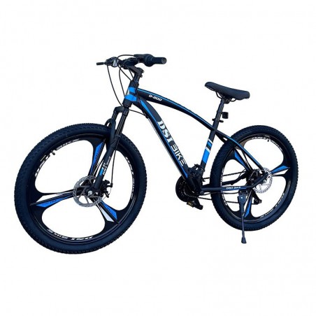 Bicicleta Mountain Bike, schimbator Shimano, roti 26 inch, 21 viteze, frane pe disc, albastru, RESIGILAT