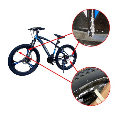 Bicicleta Mountain Bike, schimbator Shimano, roti 26 inch, 21 viteze, frane pe disc, albastru, RESIGILAT