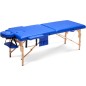 Pat masaj Bodyfit XXL, 2 sectiuni, inaltime reglabila 61-83cm, husa transport, cadru lemn, piele ecologica, pliabil, albastru Pat masaj Bodyfit XXL, 2 sectiuni, inaltime reglabila 61-83cm, husa transport, cadru lemn, piele ecologica, pliabil, albastru
