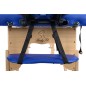 Pat masaj Bodyfit XXL, 2 sectiuni, inaltime reglabila 61-83cm, husa transport, cadru lemn, piele ecologica, pliabil, albastru Pat masaj Bodyfit XXL, 2 sectiuni, inaltime reglabila 61-83cm, husa transport, cadru lemn, piele ecologica, pliabil, albastru