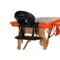 Pat masaj Bodyfit, 2 sectiuni, inaltime reglabila 61-84cm, husa transport, cadru lemn, piele ecologica, pliabil,negru/portocaliu Pat masaj Bodyfit, 2 sectiuni, inaltime reglabila 61-84cm, husa transport, cadru lemn, piele ecologica, pliabil,negru/portocaliu