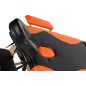 Pat masaj Bodyfit, 2 sectiuni, inaltime reglabila 61-84cm, husa transport, cadru lemn, piele ecologica, pliabil,negru/portocaliu Pat masaj Bodyfit, 2 sectiuni, inaltime reglabila 61-84cm, husa transport, cadru lemn, piele ecologica, pliabil,negru/portocaliu