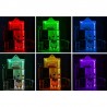 Casa pentru papusi, de dimensiuni mari, 2 etaje, 6 papusi incluse, iluminata LED, telecomanda