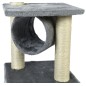 Ansamblu de joaca pentru pisici, 5 nivele, materiale ecologice, jucarie inclusa, 170x49x49, 13,45kg, gri Ansamblu de joaca pentru pisici, 5 nivele, materiale ecologice, jucarie inclusa, 170x49x49, 13,45kg, gri