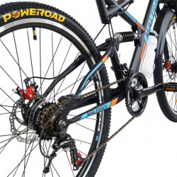 Bicicleta MalTrack Target, cadru otel, 26 inch, 18 viteze, amortizoare mountain bike