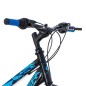 Bicicleta MTB 26 inch, 18 viteze schimbator Shimano, V-Brake, amortizoare, Explorer albastru, RESIGILAT