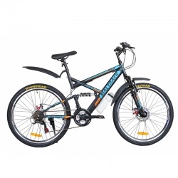 Bicicleta MalTrack 26 inch, 18 viteze, amortizoare mountain bike, RESIGILAT