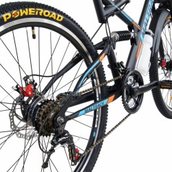 Bicicleta MalTrack Target, cadru otel, 26 inch, 18 viteze, amortizoare mountain bike