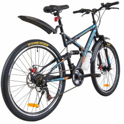 Bicicleta MalTrack Target, cadru otel, 26 inch, 18 viteze, amortizoare mountain bike