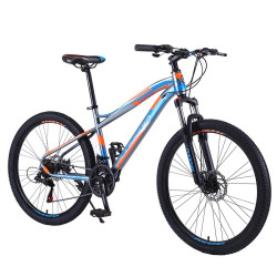 Bicicleta Mountain Bike 26", cadru otel, 21 viteze, schimbator Shimano, suspensii pe furca, frana disc, PHOENIX