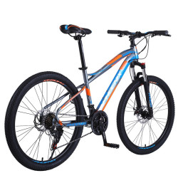 Bicicleta Mountain Bike 26", cadru otel, 21 viteze, schimbator Shimano, suspensii pe furca, frana disc, PHOENIX
