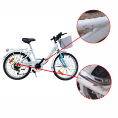 Bicicleta de oras, 20 inch, otel, 6 viteze, cos cumparaturi, portbagaj, RESIGILAT