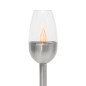 Lampa solara decorativa, LED alb cald, IP44, senzor crepuscular, metal si plastic Lampa solara decorativa, LED alb cald, IP44, senzor crepuscular, metal si plastic