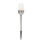 Lampa solara decorativa, LED alb cald, IP44, senzor crepuscular, metal si plastic Lampa solara decorativa, LED alb cald, IP44, senzor crepuscular, metal si plastic