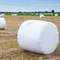 Folie agricola de balotat, latime 750 mm, lungime 1500 ml, 7 straturi, alba