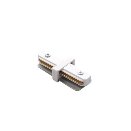 Conector sina monofazata tip I, piesa de prelungire, montare prin presare, alb