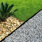 Separator gazon gradina, inaltime 5 cm, lungime 10 m, 20 pini montaj inclusi, verde
