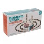 Tren interactiv cu piese domino, lumina LED, 35 x 15 x 7 cm, multicolor Tren interactiv cu piese domino, lumina LED, 35 x 15 x 7 cm, multicolor