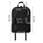 Organizator scaun auto, 6 buzunare, prindere Velcro, 54 x 40 cm, negru Organizator scaun auto, 6 buzunare, prindere Velcro, 54 x 40 cm, negru