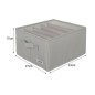 Set 2 organizatoare pentru imbracaminte, capacitate 2x15 litri, maner, 17x27x33 cm, poliester Set 2 organizatoare pentru imbracaminte, capacitate 2x15 litri, maner, 17x27x33 cm, poliester