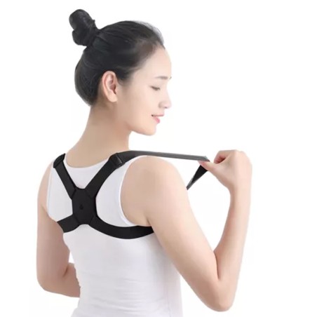 Corector ortopedic de postura, centura elastica, unisex, lungime benzi 33 - 110 cm, baterie 500 mAh