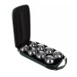 Joc Interactiv Boules, 8 mingi cromate, diametru 7.3 cm, carcasa 31 x 15 x 7 cm, argintiu
