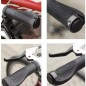 Set 2 manere ghidon bicicleta, diametru tub 22 mm, lungime 13 cm, aluminiu si cauciuc