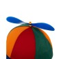 Sapca multicolor cu elice din plastic, curea reglabila, circumferinta 47-59 cm