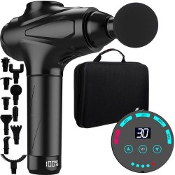 Pistol pentru masaj, 45W, autonomie 6 ore, 2500 mAh, cablu USB, 25x18x7 cm