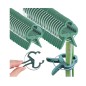 Cleme fixare plante, doua dimensiuni diferite, set 108 bucati, PP verde