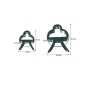Cleme fixare plante, doua dimensiuni diferite, set 108 bucati, PP verde