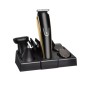 Aparat profesional de tuns parul si barba, trimmer nas si urechi, 5 piepteni, stand, incarcare 5 ore