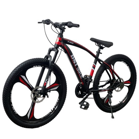 Bicicleta Mountain Bike 26 inch, Shimano 21 viteze, cadru otel, suspensie, rosu