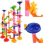 Pista cu 30 de bile, 105 piese, aspect 3D, multicolor, 35x40 cm
