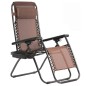 Sezlong pliabil gradina, tip scaun rabatabil, suport depozitare pahare, perna detasabila, metalic