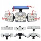 Proiector solar LED, senzor miscare PIR, raza 4-6 m, timp de lucru 8 ore, IP65, 10W, 480 lm, lumina 6500K Proiector solar LED, senzor miscare PIR, raza 4-6 m, timp de lucru 8 ore, IP65, 10W, 480 lm, lumina 6500K