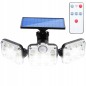 Proiector solar LED, senzor miscare PIR, raza 4-6 m, timp de lucru 8 ore, IP65, 10W, 480 lm, lumina 6500K Proiector solar LED, senzor miscare PIR, raza 4-6 m, timp de lucru 8 ore, IP65, 10W, 480 lm, lumina 6500K