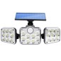 Proiector solar LED, senzor miscare PIR, raza 4-6 m, timp de lucru 8 ore, IP65, 10W, 480 lm, lumina 6500K Proiector solar LED, senzor miscare PIR, raza 4-6 m, timp de lucru 8 ore, IP65, 10W, 480 lm, lumina 6500K