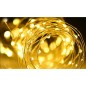 Ghirlanda solara LED, 100 becuri, lumina 3000K, 1W, IP44, lungime totala 1190 cm Ghirlanda solara LED, 100 becuri, lumina 3000K, 1W, IP44, lungime totala 1190 cm