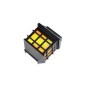 Aplica solara tip felinar, LED SMD, efect flacara, senzor crepuscular, panou solar 2V 70 mAh, negru