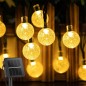 Ghirlanda solara, 40 LED-uri, baterie 2V 0.14W, 3000K, putere 2.88W, 100 lm, lungime 785 cm Ghirlanda solara, 40 LED-uri, baterie 2V 0.14W, 3000K, putere 2.88W, 100 lm, lungime 785 cm