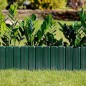 Palisada gradina, separator ornamental verde, lungime 100 cm, inaltime totala 24 cm