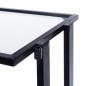 Dulap pentru cosmetice, 3 polite, 82x59x44 cm, aluminiu, roti cauciuc Dulap pentru cosmetice, 3 polite, 82x59x44 cm, aluminiu, roti cauciuc