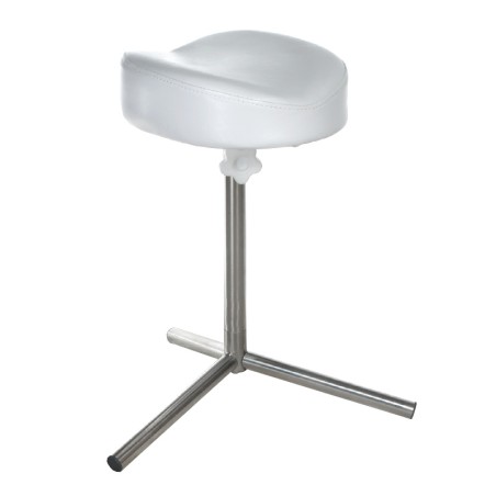 Suport pentru pedichiura, inaltime reglabila 51-66 cm, constructie solida, tapiterie alba