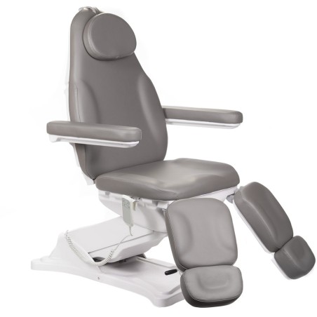 Scaun cosmetic reglare electrica si hidraulica, telecomanda control, tapiterie piele ecologica, maxim 160 kg