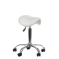 Taburet cosmetic rotativ, ergonomic, inaltime reglabila hidraulic, 5 roti cauciucate, alb Taburet cosmetic rotativ, ergonomic, inaltime reglabila hidraulic, 5 roti cauciucate, alb