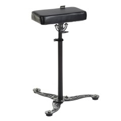 Cotiera pentru tatuaje, inaltime reglabila 61-100 cm, unghi inclinare 180 grade, negru