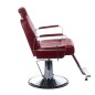 Scaun hidraulic frizerie, inaltime reglabila 55-66 cm, spatar inclinabil, baza cromata Scaun hidraulic frizerie, inaltime reglabila 55-66 cm, spatar inclinabil, baza cromata