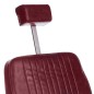 Scaun hidraulic frizerie, inaltime reglabila 55-66 cm, spatar inclinabil, baza cromata Scaun hidraulic frizerie, inaltime reglabila 55-66 cm, spatar inclinabil, baza cromata